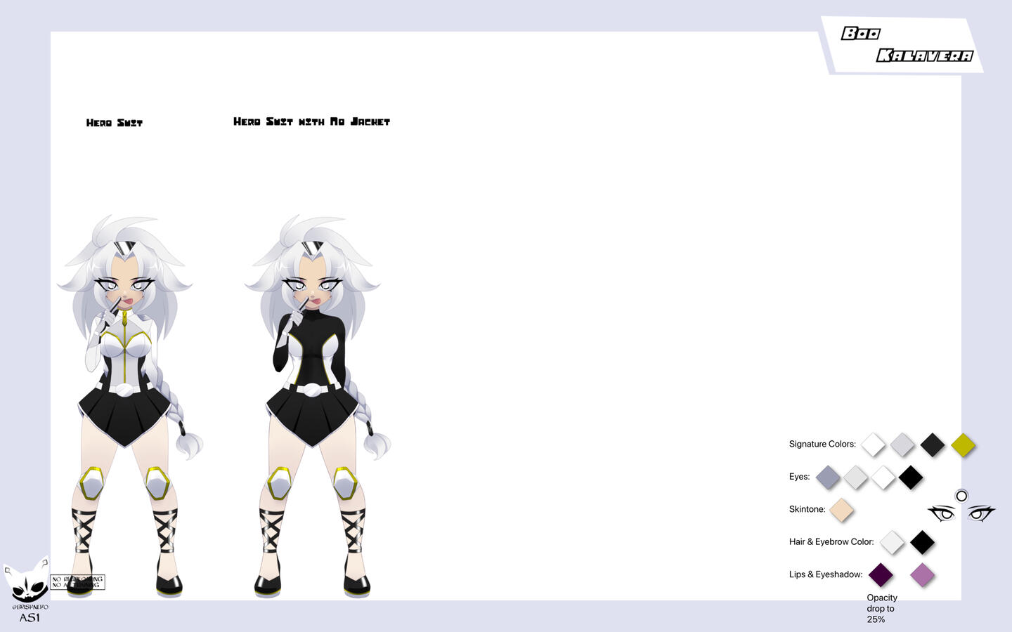 Powerpuff Girls OC Boo drawn in Main Art Style